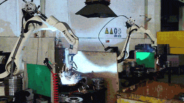 Welding automation of automotive gearbox retarder Welding automation of automotive gearbox retarder